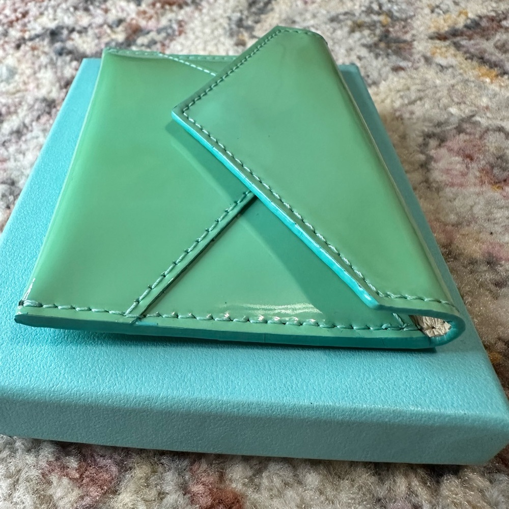TIFFANY & Co. LEATHER ENVELOPE with box & tissue paperđź’ŽAuthentic - Picture 8 of 14
